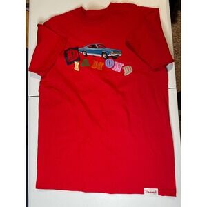 Diamond Supply Co Graphic T Shirt Red Car Logo Streetwear, M